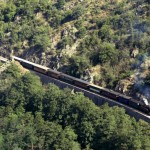 Le Mastrou - Chemin de fer du Vivarais, dans la vallée du Doux, en Ardèche